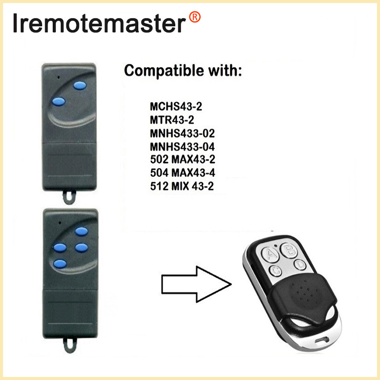 Don 502 MAX43-2/504 MAX43-2 Buɗe Ƙofar 433.92MHz